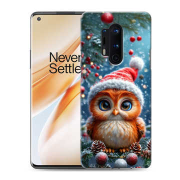 Силиконовый чехол на OnePlus 8 Pro с принтом Новый год