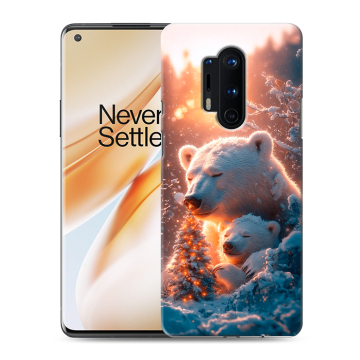 Силиконовый чехол на OnePlus 8 Pro с принтом Новый год