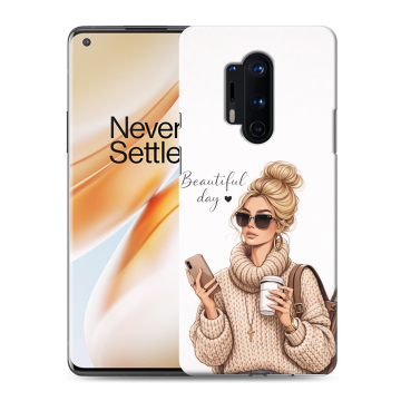 Силиконовый чехол на OnePlus 8 Pro с принтом женский