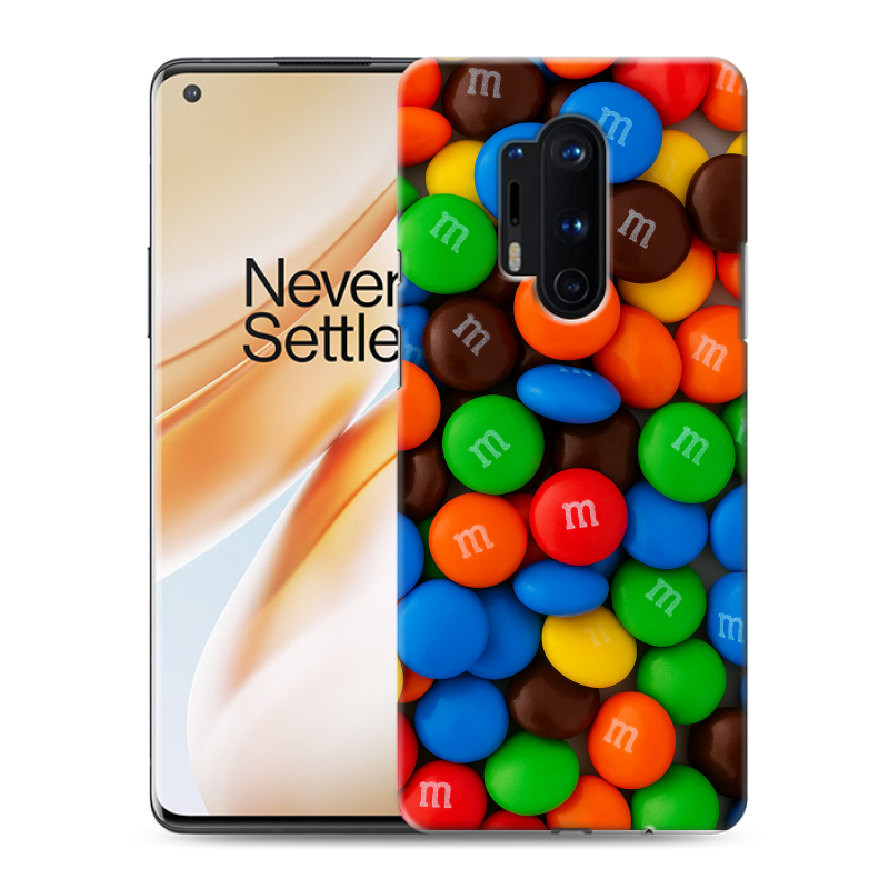 Силиконовый чехол на OnePlus 8 Pro с принтом Конфеты Силиконовый чехол на OnePlus 8 Pro с принтом Конфеты