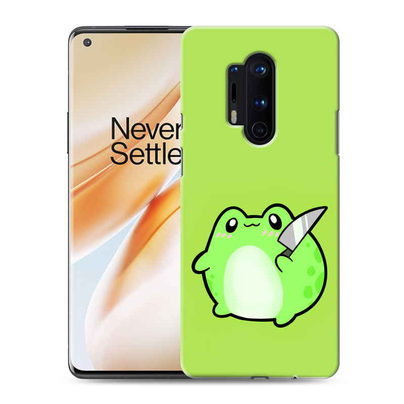 Силиконовый противоударный чехол на OnePlus 8 Pro с принтом Лягушенок Силиконовый противоударный чехол на OnePlus 8 Pro с принтом Лягушенок