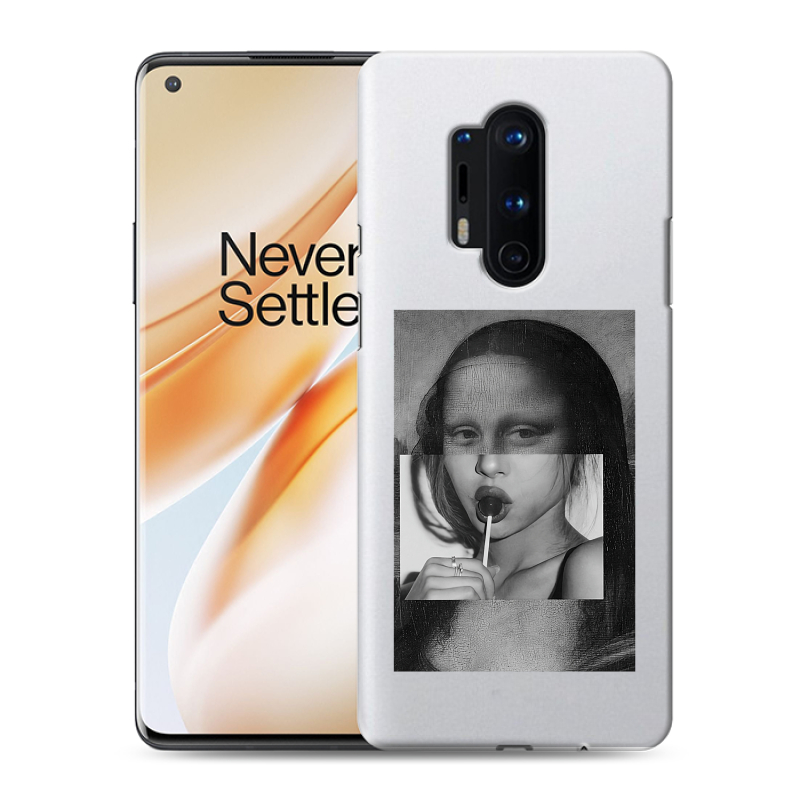Силиконовый чехол на OnePlus 8 Pro с принтом Мона Лиза Силиконовый чехол на OnePlus 8 Pro с принтом Мона Лиза