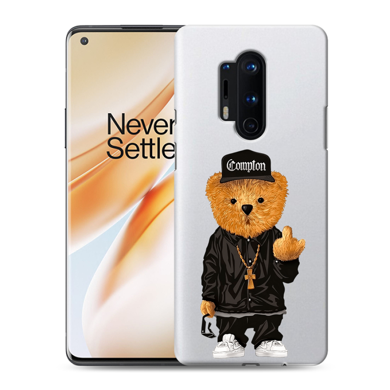 Силиконовый чехол на OnePlus 8 Pro с принтом Плюшевый медведь Силиконовый чехол на OnePlus 8 Pro с принтом Плюшевый медведь