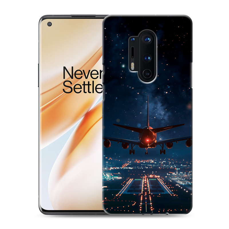 Силиконовый чехол на OnePlus 8 Pro с принтом самолет Силиконовый чехол на OnePlus 8 Pro с принтом самолет