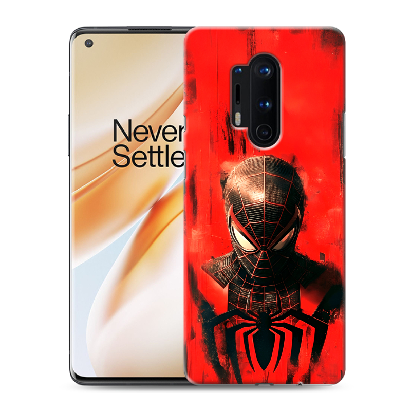 Силиконовый противоударный чехол на OnePlus 8 Pro с принтом человек паук spiderman Силиконовый противоударный чехол на OnePlus 8 Pro с принтом человек паук spiderman