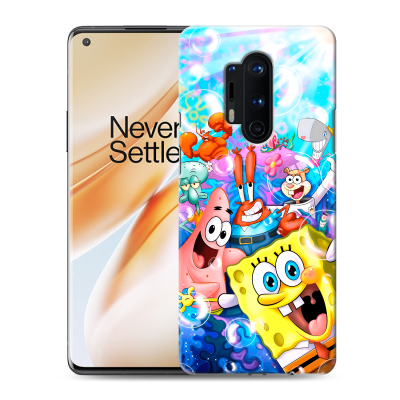 Силиконовый чехол на OnePlus 8 Pro с принтом спанчбоб спанч боб Силиконовый чехол на OnePlus 8 Pro с принтом спанчбоб спанч боб