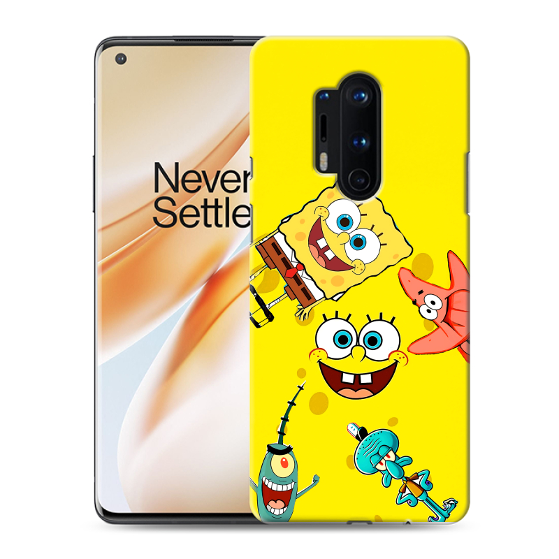Силиконовый чехол на OnePlus 8 Pro с принтом Спанч боб Спанчбоб Силиконовый чехол на OnePlus 8 Pro с принтом Спанч боб Спанчбоб