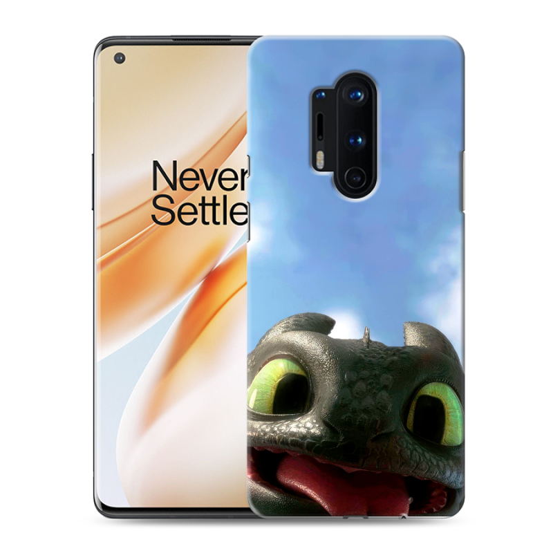 Силиконовый чехол на OnePlus 8 Pro с принтом Как приручить дракона Силиконовый чехол на OnePlus 8 Pro с принтом Как приручить дракона