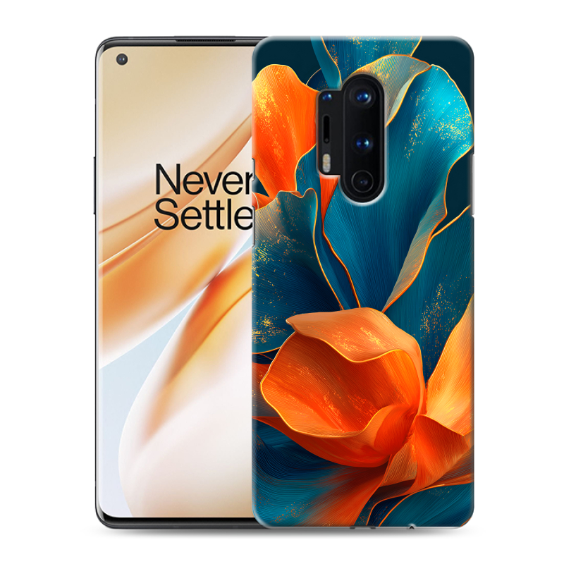 Силиконовый чехол на OnePlus 8 Pro с принтом Цветы Силиконовый чехол на OnePlus 8 Pro с принтом Цветы