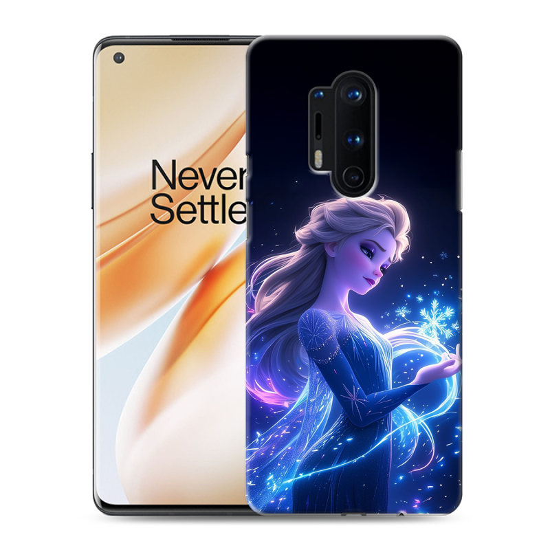 Силиконовый противоударный чехол на OnePlus 8 Pro с принтом Холодное сердце Frozen Силиконовый противоударный чехол на OnePlus 8 Pro с принтом Холодное сердце Frozen