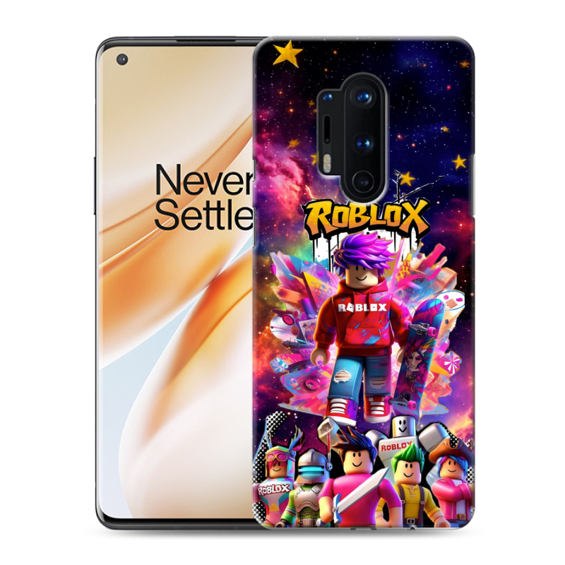 Силиконовый противоударный чехол на OnePlus 8 Pro с принтом Roblox Роблокс Силиконовый противоударный чехол на OnePlus 8 Pro с принтом Roblox Роблокс