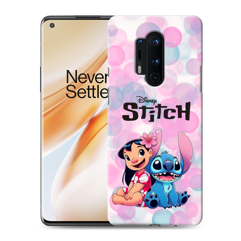 Силиконовый чехол на OnePlus 8 Pro с принтом Лило и Стич Силиконовый чехол на OnePlus 8 Pro с принтом Лило и Стич