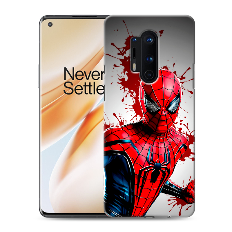 Силиконовый чехол на OnePlus 8 Pro с принтом Spiderman Человек паук Силиконовый чехол на OnePlus 8 Pro с принтом Spiderman Человек паук