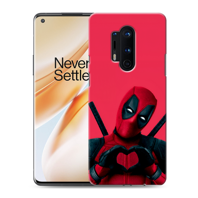 Силиконовый чехол на OnePlus 8 Pro с принтом Дедпул Deadpool Силиконовый чехол на OnePlus 8 Pro с принтом Дедпул Deadpool