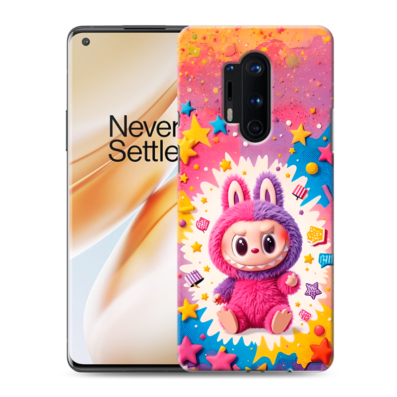 Силиконовый чехол на OnePlus 8 Pro с принтом Labubu Лабубу Силиконовый чехол на OnePlus 8 Pro с принтом Labubu Лабубу