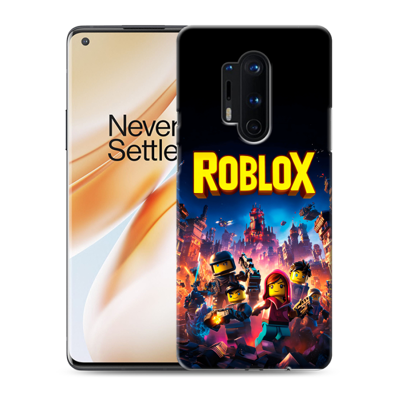 Силиконовый противоударный чехол на OnePlus 8 Pro с принтом Roblox Роблокс Силиконовый противоударный чехол на OnePlus 8 Pro с принтом Roblox Роблокс