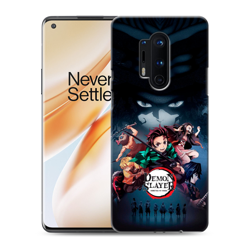 Силиконовый чехол на OnePlus 8 Pro с принтом Demon Slayer Клинок рассекающий демонов Силиконовый чехол на OnePlus 8 Pro с принтом Demon Slayer Клинок рассекающий демонов