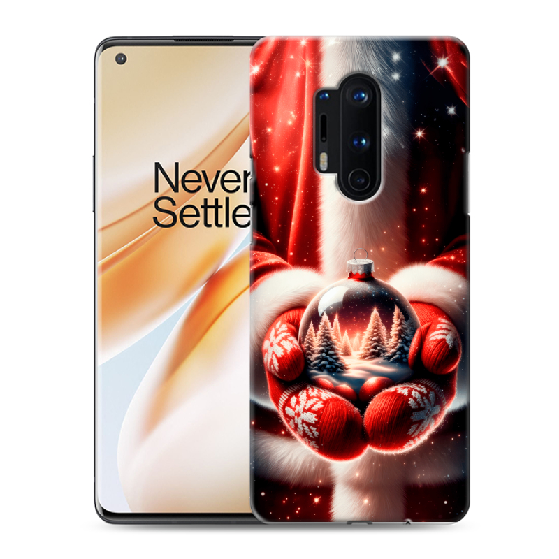 Силиконовый чехол на OnePlus 8 Pro с принтом Новый год Силиконовый чехол на OnePlus 8 Pro с принтом Новый год