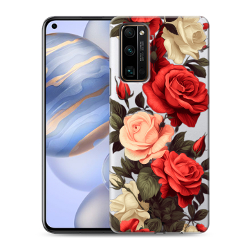 Силиконовый противоударный чехол на Huawei Honor 30 с принтом Розы Силиконовый противоударный чехол на Huawei Honor 30 с принтом Розы