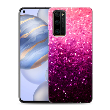 Силиконовый противоударный чехол на Huawei Honor 30 с принтом Блестки Силиконовый противоударный чехол на Huawei Honor 30 с принтом Блестки