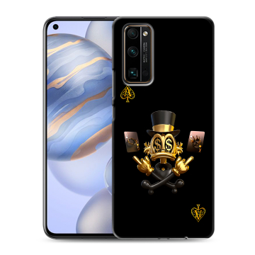 Силиконовый противоударный чехол на Huawei Honor 30 с принтом Золотой скрудж макдак