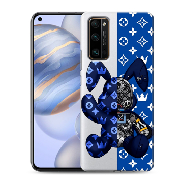 Силиконовый противоударный чехол на Huawei Honor 30 с принтом Луи робот Силиконовый противоударный чехол на Huawei Honor 30 с принтом Луи робот