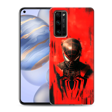 Силиконовый противоударный чехол на Huawei Honor 30 с принтом человек паук spiderman Силиконовый противоударный чехол на Huawei Honor 30 с принтом человек паук spiderman