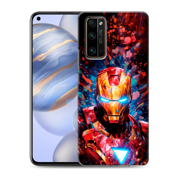 Силиконовый противоударный чехол на Huawei Honor 30 с принтом Железный человек Ironman Силиконовый противоударный чехол на Huawei Honor 30 с принтом Железный человек Ironman