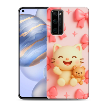 Силиконовый противоударный чехол на Huawei Honor 30 с принтом для девочек Силиконовый противоударный чехол на Huawei Honor 30 с принтом для девочек