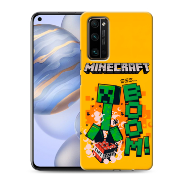 Силиконовый противоударный чехол на Huawei Honor 30 с принтом Майнкрафт Minecraft Силиконовый противоударный чехол на Huawei Honor 30 с принтом Майнкрафт Minecraft