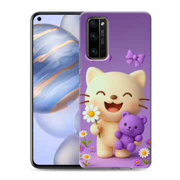 Силиконовый противоударный чехол на Huawei Honor 30 с принтом для девочек Силиконовый противоударный чехол на Huawei Honor 30 с принтом для девочек