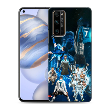 Силиконовый противоударный чехол на Huawei Honor 30 с принтом Реал Роналдо Силиконовый противоударный чехол на Huawei Honor 30 с принтом Реал Роналдо