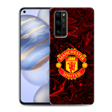 Силиконовый противоударный чехол на Huawei Honor 30 с принтом Manchester United