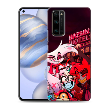 Силиконовый противоударный чехол на Huawei Honor 30 с принтом Hazbin Hotel Отель Хазбин Силиконовый противоударный чехол на Huawei Honor 30 с принтом Hazbin Hotel Отель Хазбин