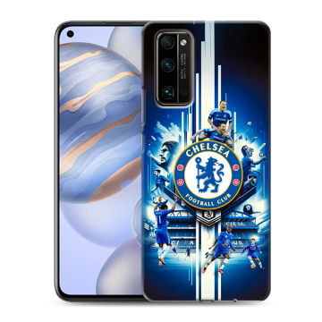 Силиконовый противоударный чехол на Huawei Honor 30 с принтом Chelsea Челси