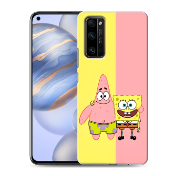 Силиконовый противоударный чехол на Huawei Honor 30 с принтом Спанч боб Спанчбоб Силиконовый противоударный чехол на Huawei Honor 30 с принтом Спанч боб Спанчбоб
