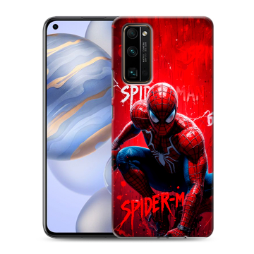 Силиконовый противоударный чехол на Huawei Honor 30 с принтом Spiderman Человек паук Силиконовый противоударный чехол на Huawei Honor 30 с принтом Spiderman Человек паук