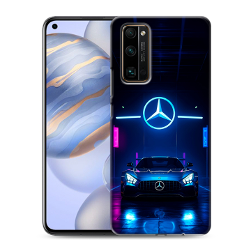Силиконовый противоударный чехол на Huawei Honor 30 с принтом Mercedes Мерседес Силиконовый противоударный чехол на Huawei Honor 30 с принтом Mercedes Мерседес