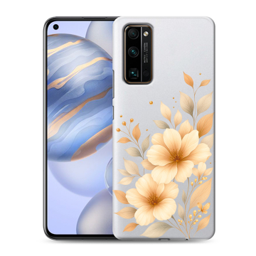 Силиконовый противоударный чехол на Huawei Honor 30 с принтом для девушки