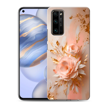 Силиконовый противоударный чехол на Huawei Honor 30 с принтом женский