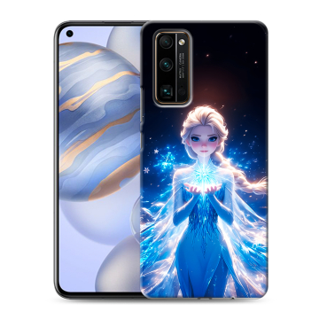 Силиконовый противоударный чехол на Huawei Honor 30 с принтом Холодное сердце Frozen Силиконовый противоударный чехол на Huawei Honor 30 с принтом Холодное сердце Frozen