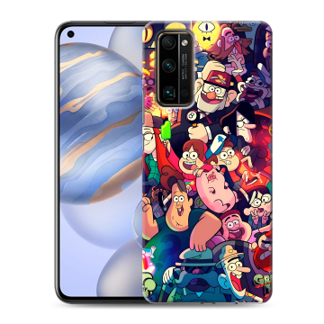 Силиконовый противоударный чехол на Huawei Honor 30 с принтом Gravity Falls Гравити Фолз Силиконовый противоударный чехол на Huawei Honor 30 с принтом Gravity Falls Гравити Фолз