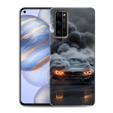 Силиконовый противоударный чехол на Huawei Honor 30 с принтом BMW БМВ Силиконовый противоударный чехол на Huawei Honor 30 с принтом BMW БМВ