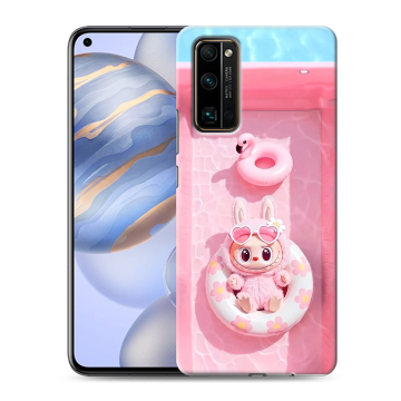 Силиконовый противоударный чехол на Huawei Honor 30 с принтом Labubu Лабубу Силиконовый противоударный чехол на Huawei Honor 30 с принтом Labubu Лабубу