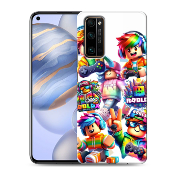 Силиконовый противоударный чехол на Huawei Honor 30 с принтом Roblox Роблокс Силиконовый противоударный чехол на Huawei Honor 30 с принтом Roblox Роблокс