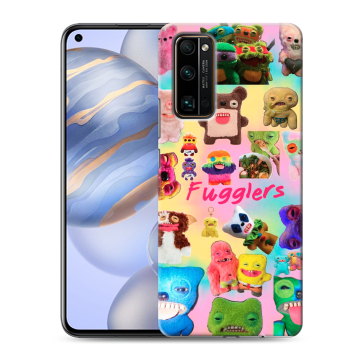 Силиконовый противоударный чехол на Huawei Honor 30 с принтом Флагер Fuggler