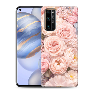 Силиконовый противоударный чехол на Huawei Honor 30 с принтом женский Силиконовый противоударный чехол на Huawei Honor 30 с принтом женский