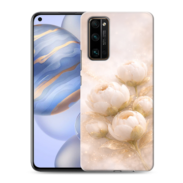Силиконовый противоударный чехол на Huawei Honor 30 с принтом женский Силиконовый противоударный чехол на Huawei Honor 30 с принтом женский