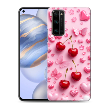 Силиконовый противоударный чехол на Huawei Honor 30 с принтом для девочек Силиконовый противоударный чехол на Huawei Honor 30 с принтом для девочек