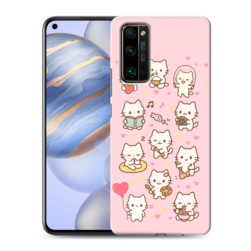 Силиконовый противоударный чехол на Huawei Honor 30 с принтом Hello Kitty Хелоу Кити Силиконовый противоударный чехол на Huawei Honor 30 с принтом Hello Kitty Хелоу Кити